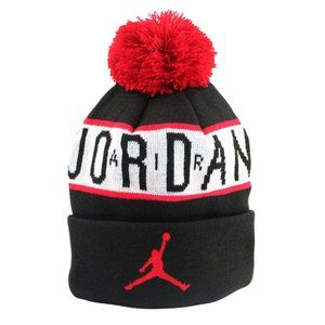 JORDAN Jumpman Knit Unisex Cuffed Pompom Winter Beanie Hat